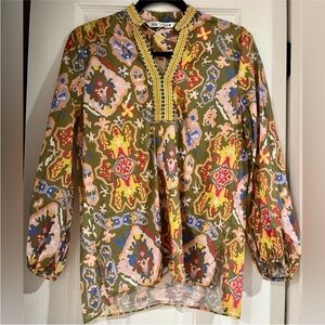 Zara Patterned Blouse, size XS